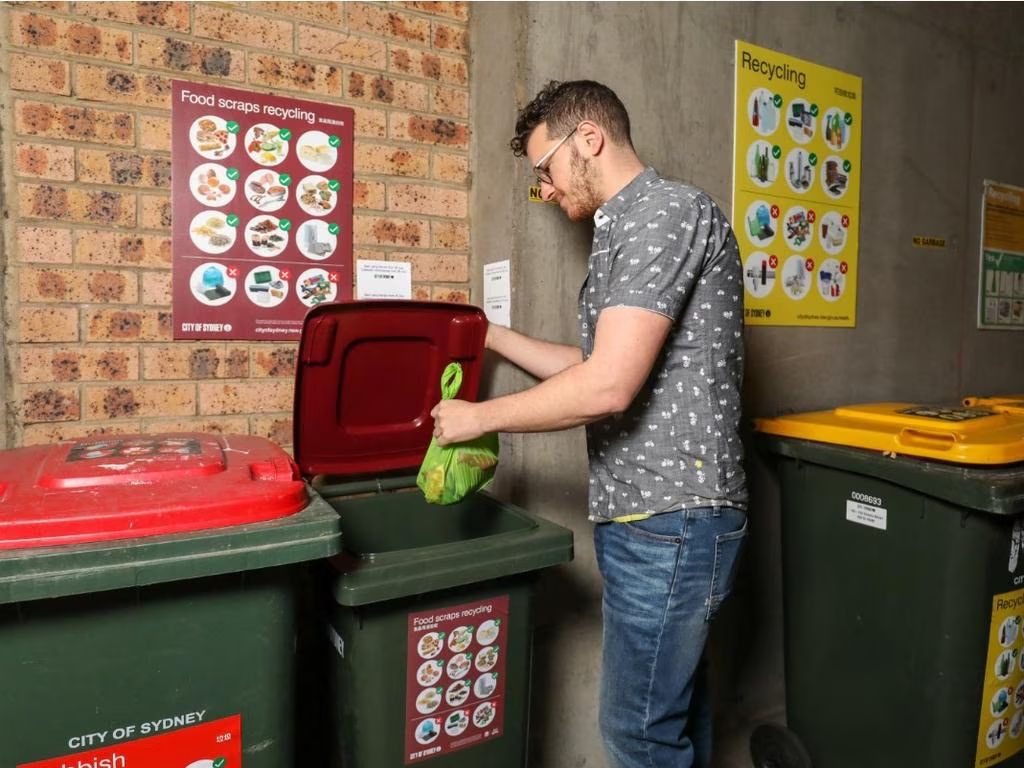 Households to receive burgundy bins